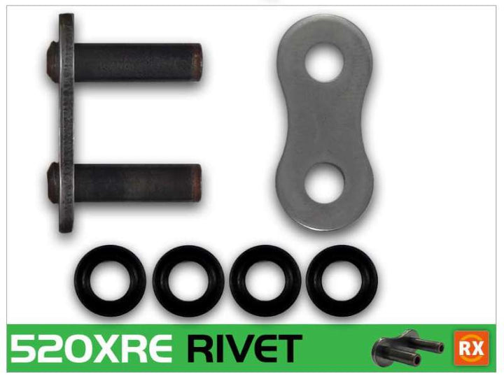 RK Chain 520XRE-CLIP - Natural - Bull Strap