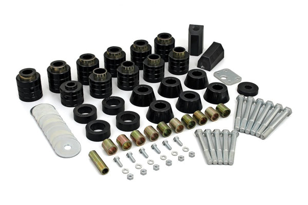 Daystar 1987-1996 Jeep Wrangler YJ - Body Lift Kit 1in (Replaces Factory Mounts) - Bull Strap