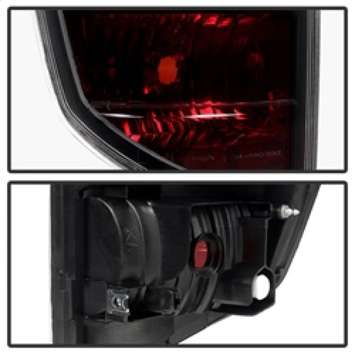 xTune Honda Ridgeline Pickup 06-08 OEM Style Tail Lights Red Smoked ALT-JH-HRID06-OE-RSM - Bull Strap