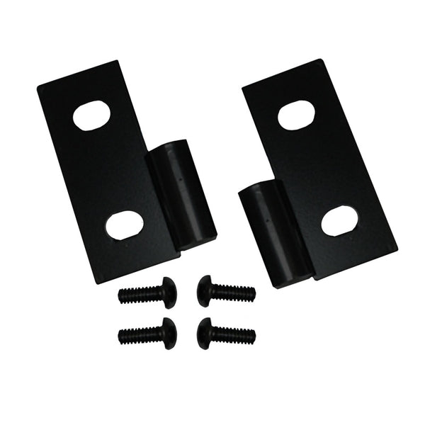 Rugged Ridge 76-06 Jeep CJ / Jeep Wrangler Black Lower Door Hinge Brackets - Bull Strap
