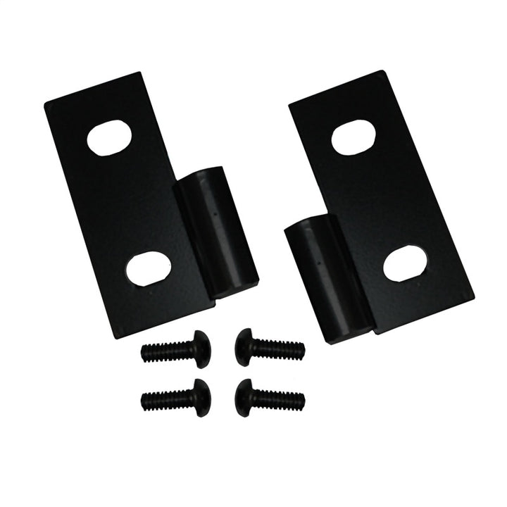 Rugged Ridge 76-06 Jeep CJ / Jeep Wrangler Black Lower Door Hinge Brackets - Bull Strap