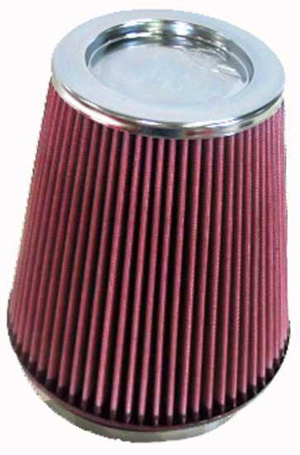 K&N Universal Air Filter 6in Flange ID x 7.5in Base / 5in OD Top x 8in H - Bull Strap