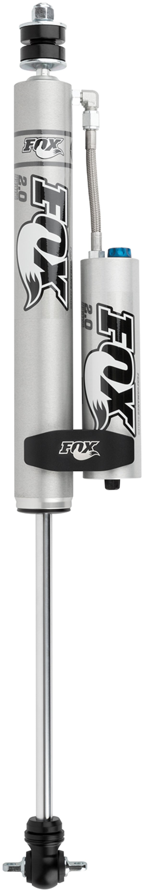 Fox 97-06 Jeep TJ 2.0 Perf Series 10.6in. Smooth Body R/R Front Shock w/CD Adj. / 5-6in & 4-6in Lift - Bull Strap