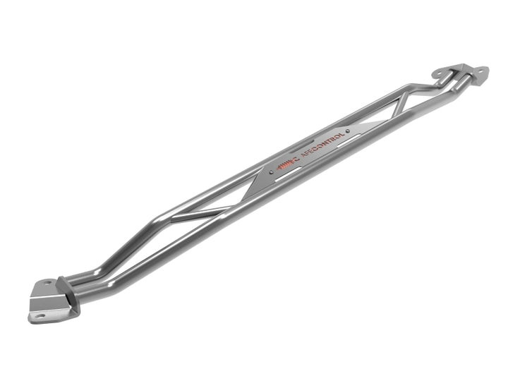 aFe CONTROL 20-22 Ford Explorer L4 2.3L (t) Tubular Steel Front Suspension Strut Brace Gunmetal Gray - Bull Strap