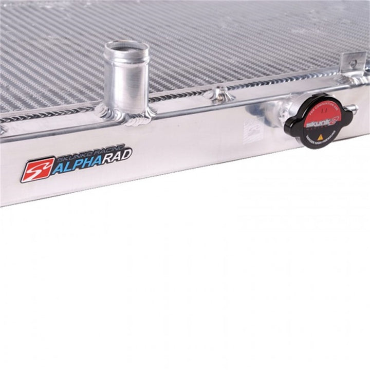 Skunk2 Alpha Series 88-91 Honda CRX/Civic Radiator (Full Size) (Dual Core) (Manual Trans.) - Bull Strap