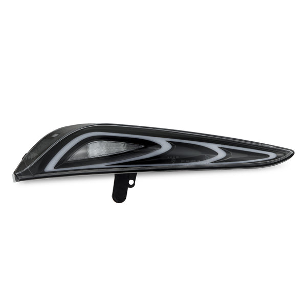 AlphaRex 20-24 Toyota Supra LUXX-Series FT-1 Style LED Tail Lights Black - Bull Strap