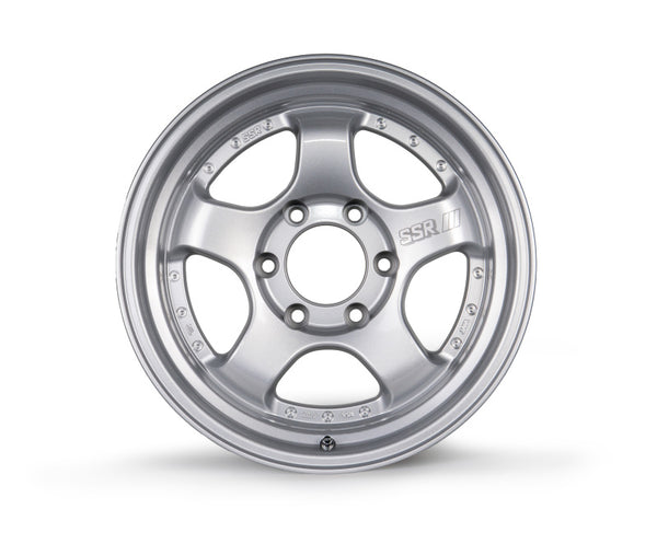 SSR SP1 Trail 17x8.5 +00 6/139.7 Silver Wheel - Bull Strap