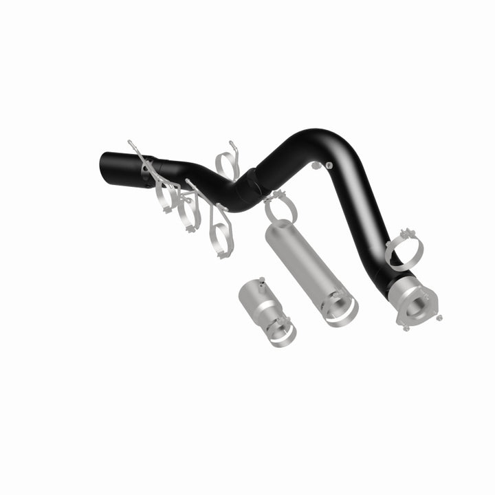MagnaFlow 2024+ Chevy Silverado 2500HD/3500HD Black Series Filter-Back Performance Exhaust - Bull Strap
