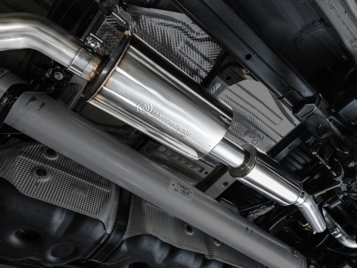 AWE 0FG Exhaust for 3rd Gen Toyota Tundra - BashGuard Only - Bull Strap