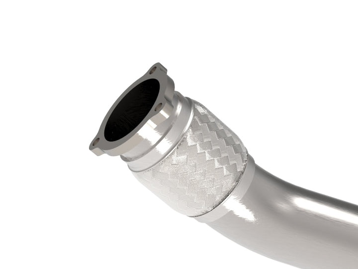 aFe POWER MACH Force-Xp 09-16 Audi A4/A5 B8 L4-2.0L(t) 304 SS 3in. Front Resonator Delete Pipe - Bull Strap