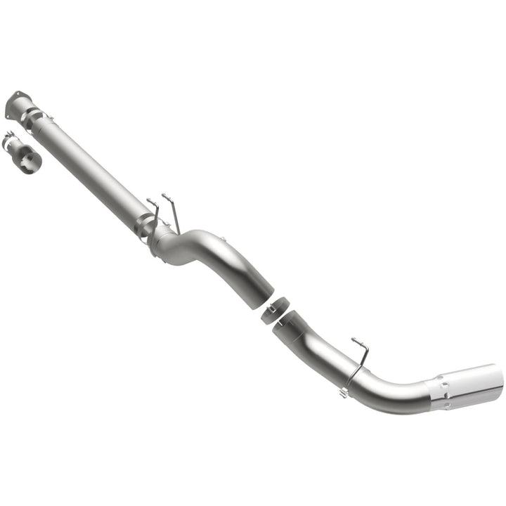 MagnaFlow 08-17 Ford F-250/F-350/F-450 6.4L/6.7L DPF-Back SS 5in Single Passenger Side Rear Exit - Bull Strap