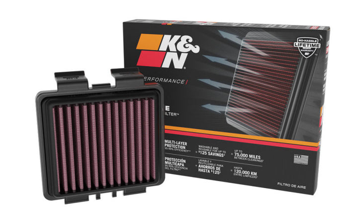 K&N 21-22 Honda CRF300L 286 All Models  Drop In Air Filter - Bull Strap