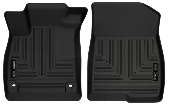 Husky Liners 2018 Honda Accord X-Act Contour Black Front Floor Liners - Bull Strap