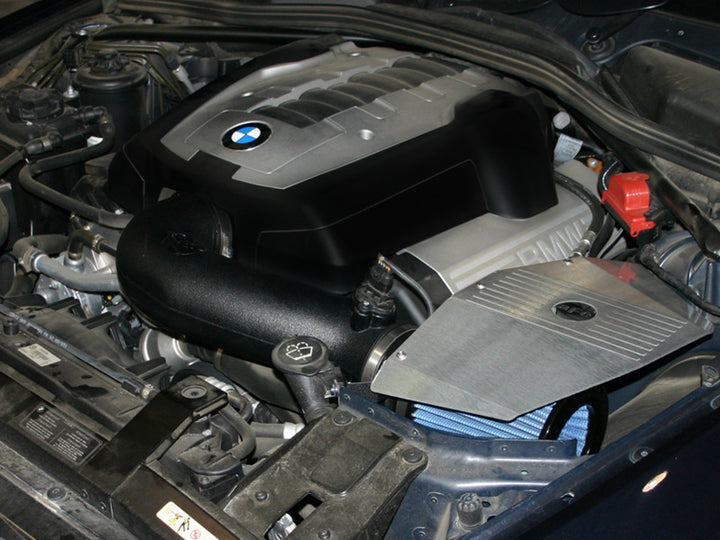 aFe MagnumFORCE Intakes Stage-2 P5R AIS P5R BMW 550i (E60)/650Ci (E63/64) 06-09 V8-4.8L - Bull Strap