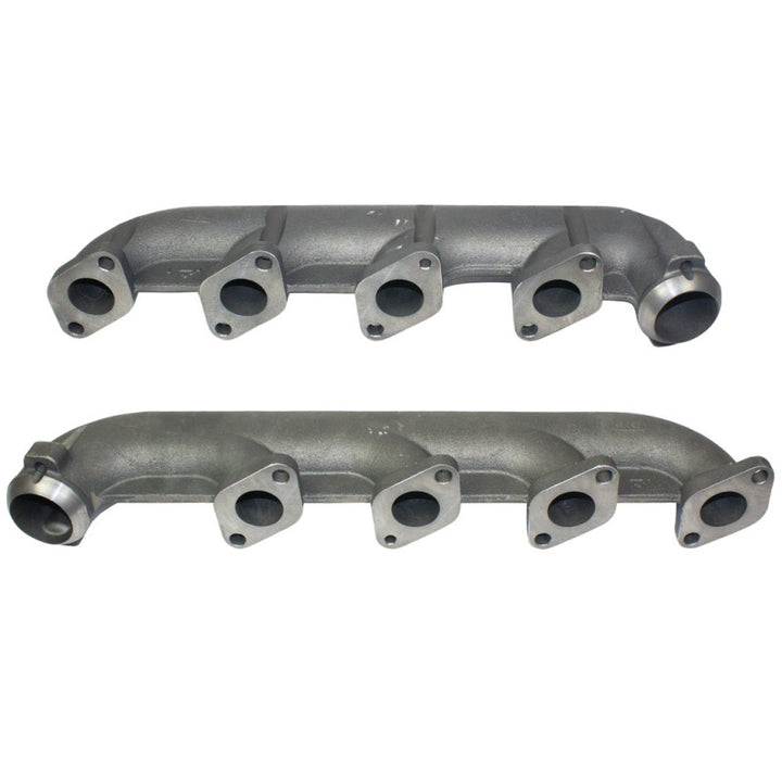 BD Diesel Exhaust Manifold Set - Ford 2003-2007 6.0L PowerStroke - Bull Strap