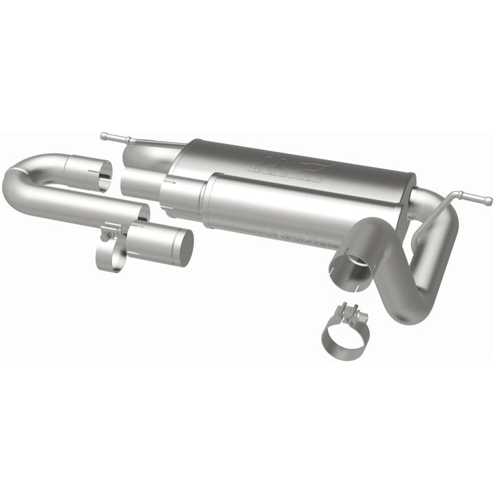 MagnaFlow 18-23 Jeep Wrangler JL 2.0L/3.6L Overland Series Axle-Back Exhaust - Bull Strap