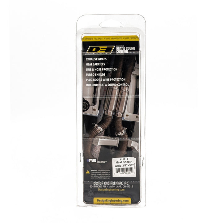 DEI Heat Sheath GOLD 3/4in x 36in - Bull Strap