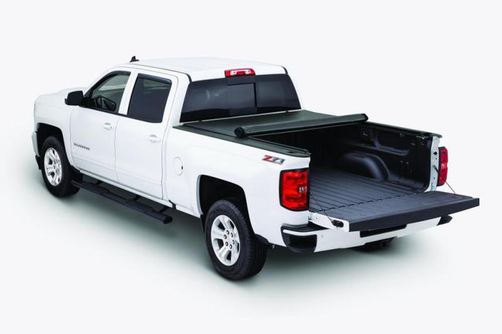 Tonno Pro 14-19 Chevy Silverado 1500 5.8ft Fleetside Lo-Roll Tonneau Cover - Bull Strap