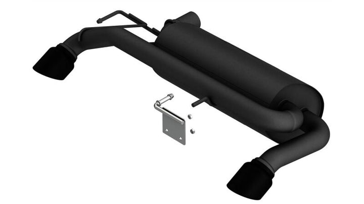 Borla 21-22 Ford Bronco 2.7L V6 4WD S-Type Axle Back Exhaust w/ Black Coated Tips - Bull Strap