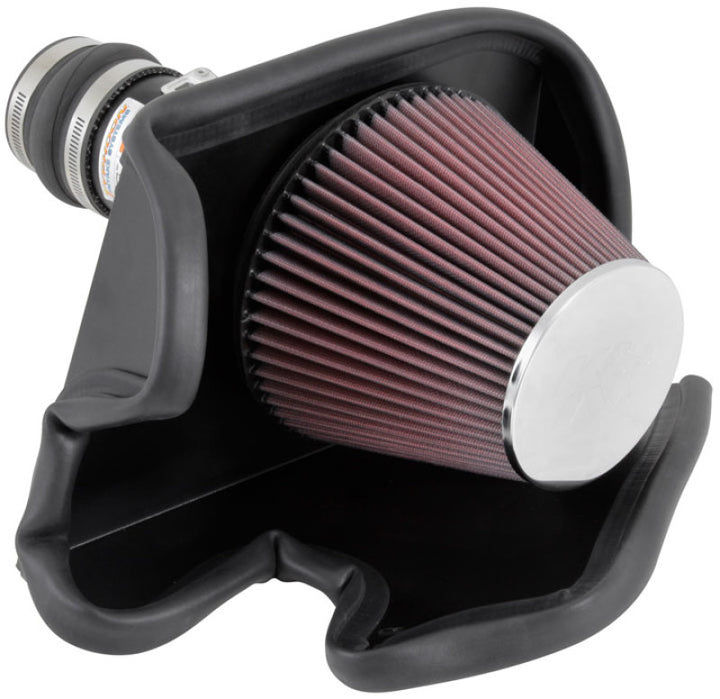 K&N 69 Series Typhoon Performance Intake Kit 13-14 Nissan Altima/Pathfinder 3.5L V6 - Bull Strap