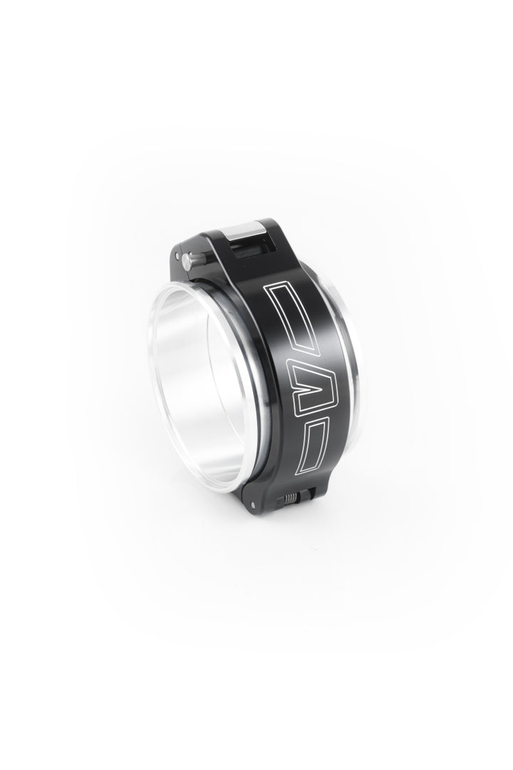 Vibrant 3in O.D. Aluminized HD 2.0 Clamp Assembly - Anodized Black - Bull Strap