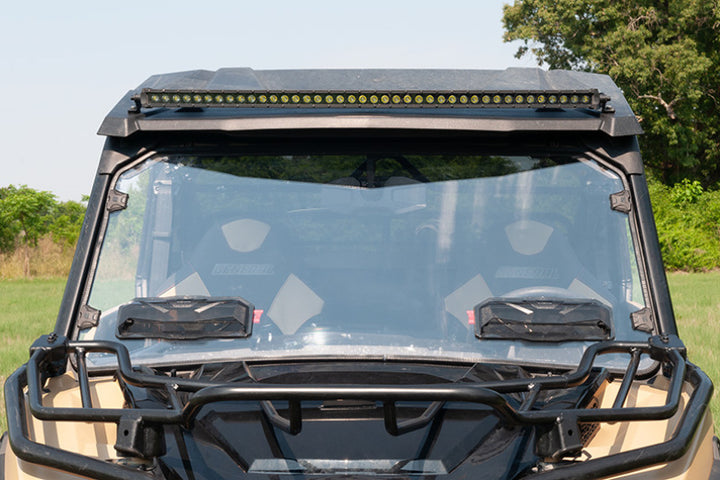 Seizmik 16-23 Polaris General 1000 /4/XP Pro-fit Tool-Less Windshield Vented Poly UV - Bull Strap