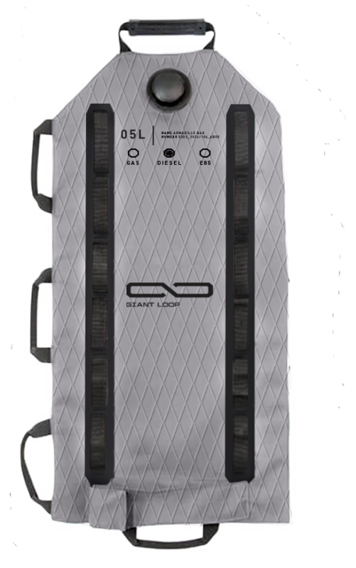 Giant Loop Armadillo Bag 1 Gallon - Gray - Bull Strap