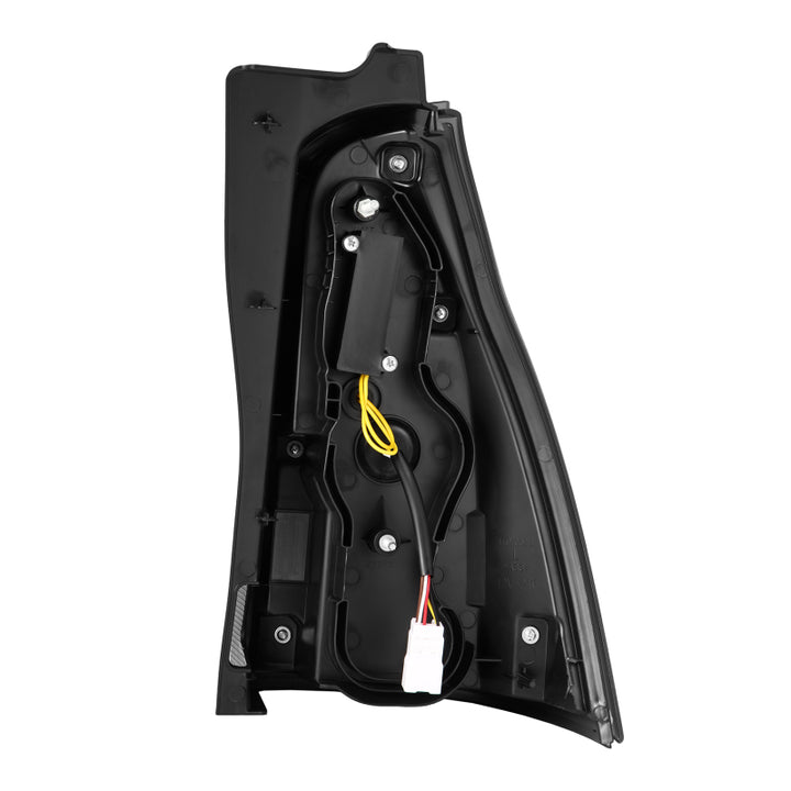 AlphaRex 03-09 Toyota 4Runner LUXX-Series LED Tail Lights- Black - Bull Strap