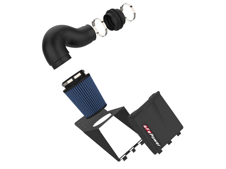 aFe MagnumFORCE Stage-2 Pro 5R Air Intake System 10-18 Ford Taurus SHO Twin Turbo EcoBoost V6 3.5L - Bull Strap