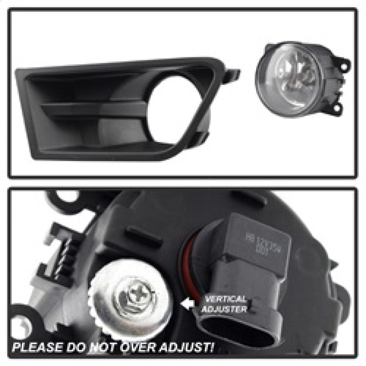 Spyder Ford Mustang 10-12 OEM Fog Light W/Universal Switch- Clear FL-FM2015-C - Bull Strap