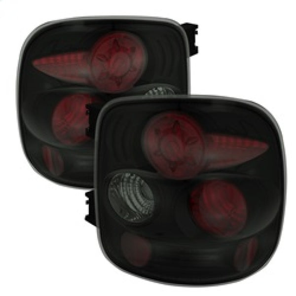 Spyder Chevy Silverado Stepside 99-04 Euro Style Tail Lights Black Smoke ALT-YD-CS99STS-BSM - Bull Strap