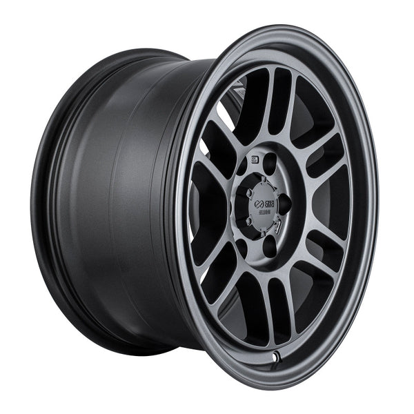 Enkei RPT1 17x9 6x135 Bolt Pattern +12 Offset 87.1 Bore Matte Dark Gunmetallic Wheel - Bull Strap