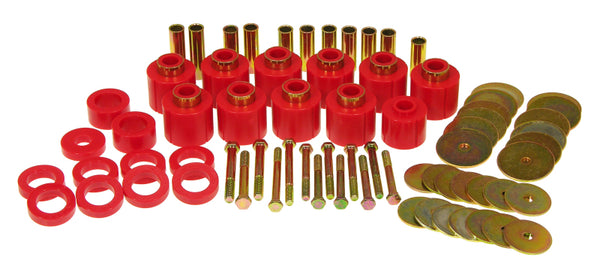 Prothane 80-86 Jeep CJ5/7 Body Mount - Red - Bull Strap