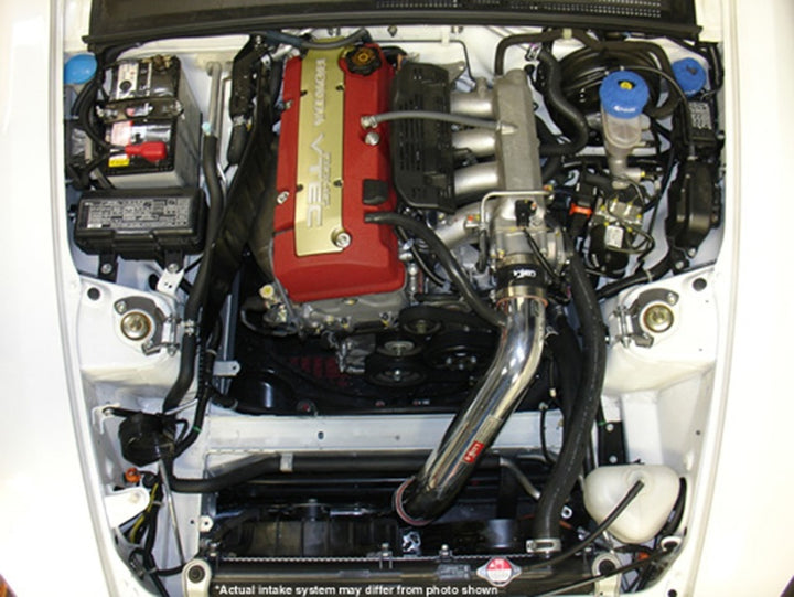 Injen 06-09 S2000 2.2L 4Cyl. Black Cold Air Intake - Bull Strap