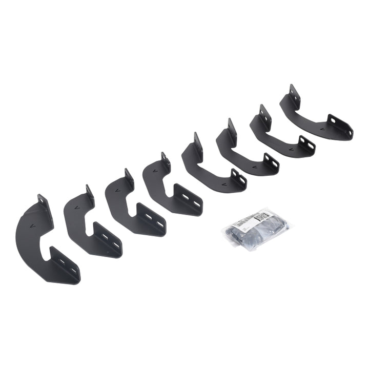 Go Rhino 07-21 Toyota Tundra DC/CC 4DR Mounting Brackets(V-Series V3/RB10 Slim/RB20 Slim) - Tex. Blk - Bull Strap