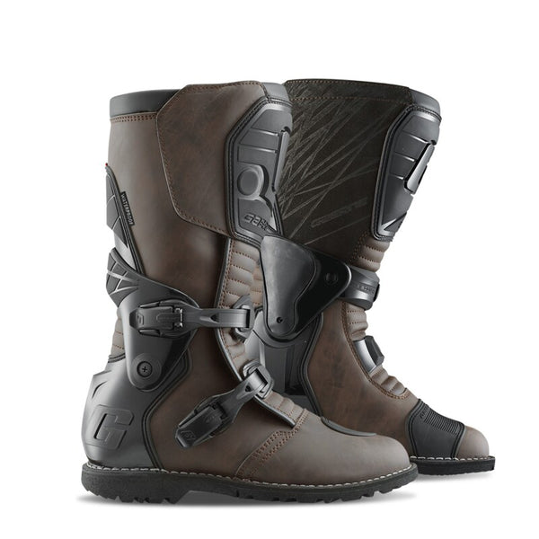 Gaerne G.Dakar Aquatech Boot Brown Size - 10 - Bull Strap
