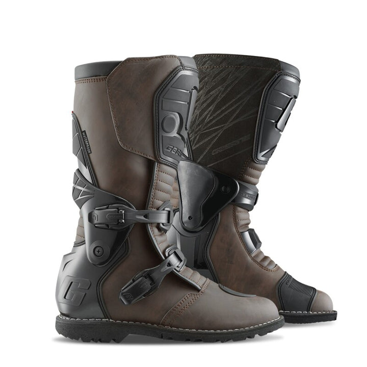 Gaerne G.Dakar Aquatech Boot Brown Size - 10 - Bull Strap