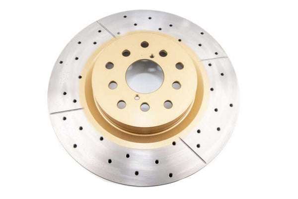 DBA 05-08 Legacy GT Front Drilled & Slotted Street Series Rotor - Bull Strap