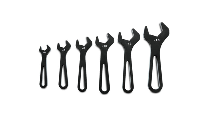 Vibrant Aluminum Wrench Set Set of 6 (AN-4 to AN-16) - Bull Strap