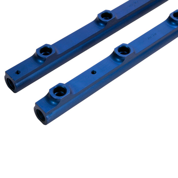 BBK 86-93 Mustang 5.0 High Flow Billet Aluminum Fuel Rail Kit - Bull Strap