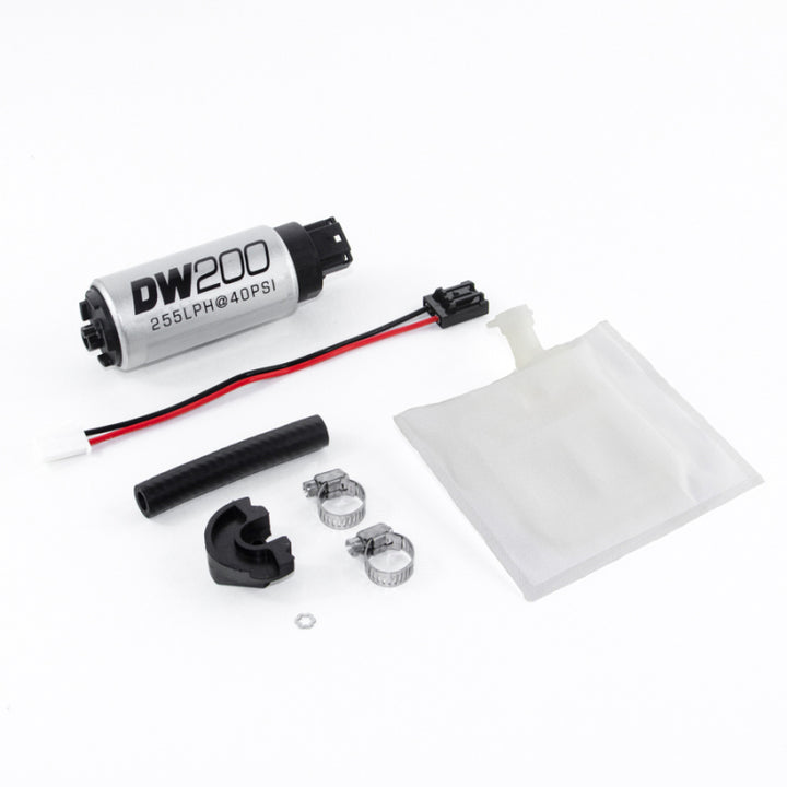DeatschWerks 255 LPH In-Tank Fuel Pump w/ 02-07 WRX/STi / 93-07 Impreza / 90-07 Legacy Set Up Kit - Bull Strap