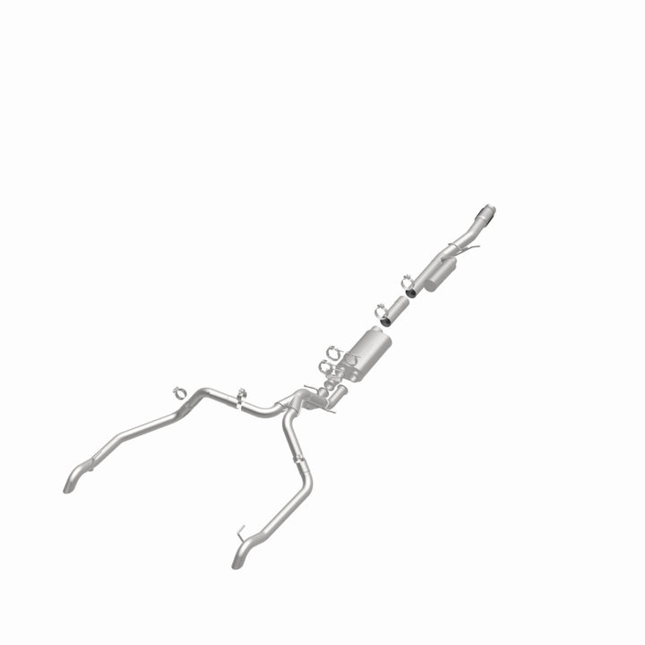 MagnaFlow 24-25 Chevrolet/GMC Silverado/Sierra 1500 ZR2/AT4X Overland Series Cat-Back Exhaust System - Bull Strap