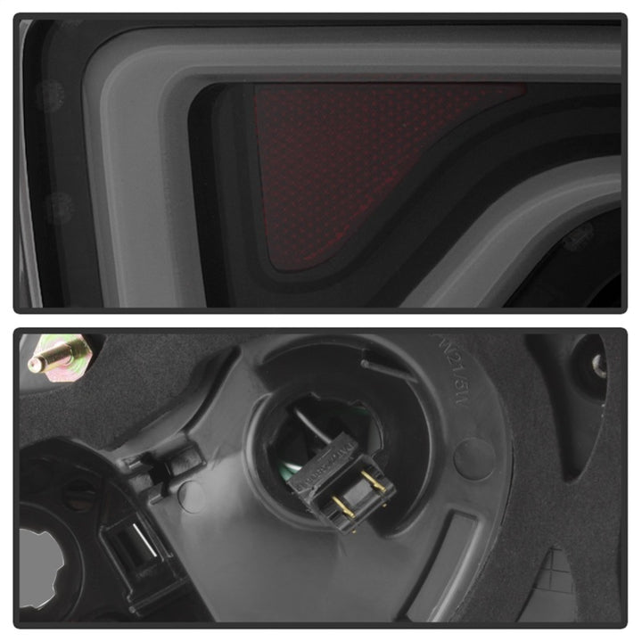 xTune 14-18 Chevy Impala (Excl 14-16 Limited) LED Tail Lights - Black Smoke (ALT-JH-CIM14-LBLED-BSM) - Bull Strap