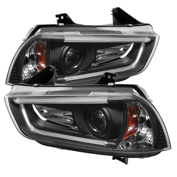 Spyder Dodge Charger 11-14 Projector Headlights Xenon/HID- Light DRL Blk PRO-YD-DCH11-LTDRL-HID-BK - Bull Strap