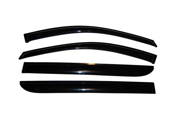 AVS 05-07 Honda Odyssey Ventvisor Outside Mount Window Deflectors 4pc - Smoke - Bull Strap