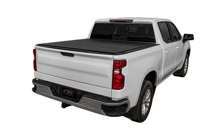Access LOMAX Tri-Fold Cover Black Urethane Finish 04+ Ford F-150 - 5ft 6in Bed - Bull Strap