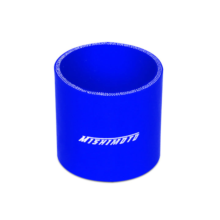 Mishimoto 3.0 Inch Blue Straight Coupler - Bull Strap