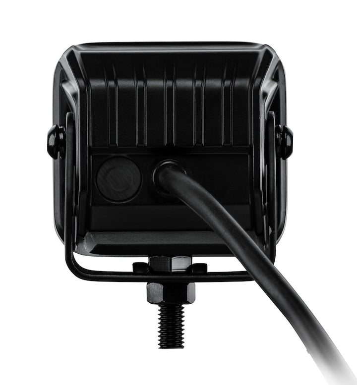Hella Universal Black Magic 2.7in L.E.D. Cube Kit - Flood Beam - Bull Strap