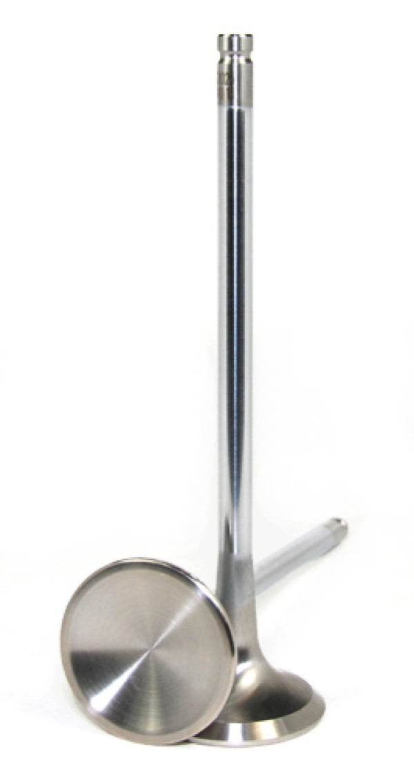 GSC P-D 4B11T Chrome Polished Super Alloy Exhaust Valve - 29mm Head (STD) - SET 8 - Bull Strap