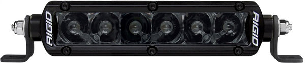 Rigid Industries 6in SR Series Spot - Midnight Edition - Bull Strap